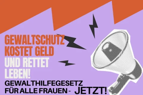 Aktionstag zum Gewalthilfegesetz