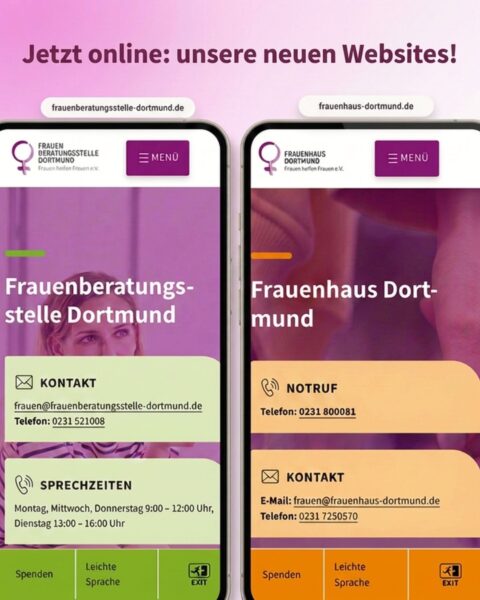 Unsere neuen Websites sind online!